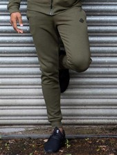 Enzo Mens Slim Joggers Fleece Cuffed Jogging Bottoms Track Sweatpants Trousers