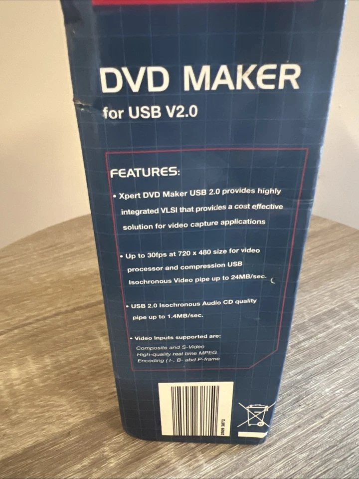 Tevion DVD Maker VS-USB2800D : AV / S-Video USB MPEG 4 Capture Device G3A - Image 2 of 3