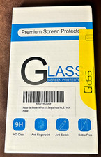 Tempered Glass Screen Protector 9H Premium Anti Scratch HD Clear w Cleaning Kit