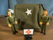 Vintage  1981 Tonka RAPID DEPLOYMENT TEAM ARMY FIELD TENT With SOLDIERS