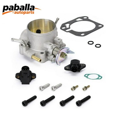 For Honda Civic Si Acura B/D/F/H B16 B18 70mm Throttle Body W/ TPS & MAP Sensor