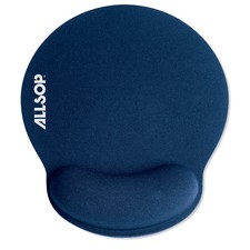Allsop Memory Foam Mouse Pad, 0.25"H x 9.75"W x 11.5"D, Blue