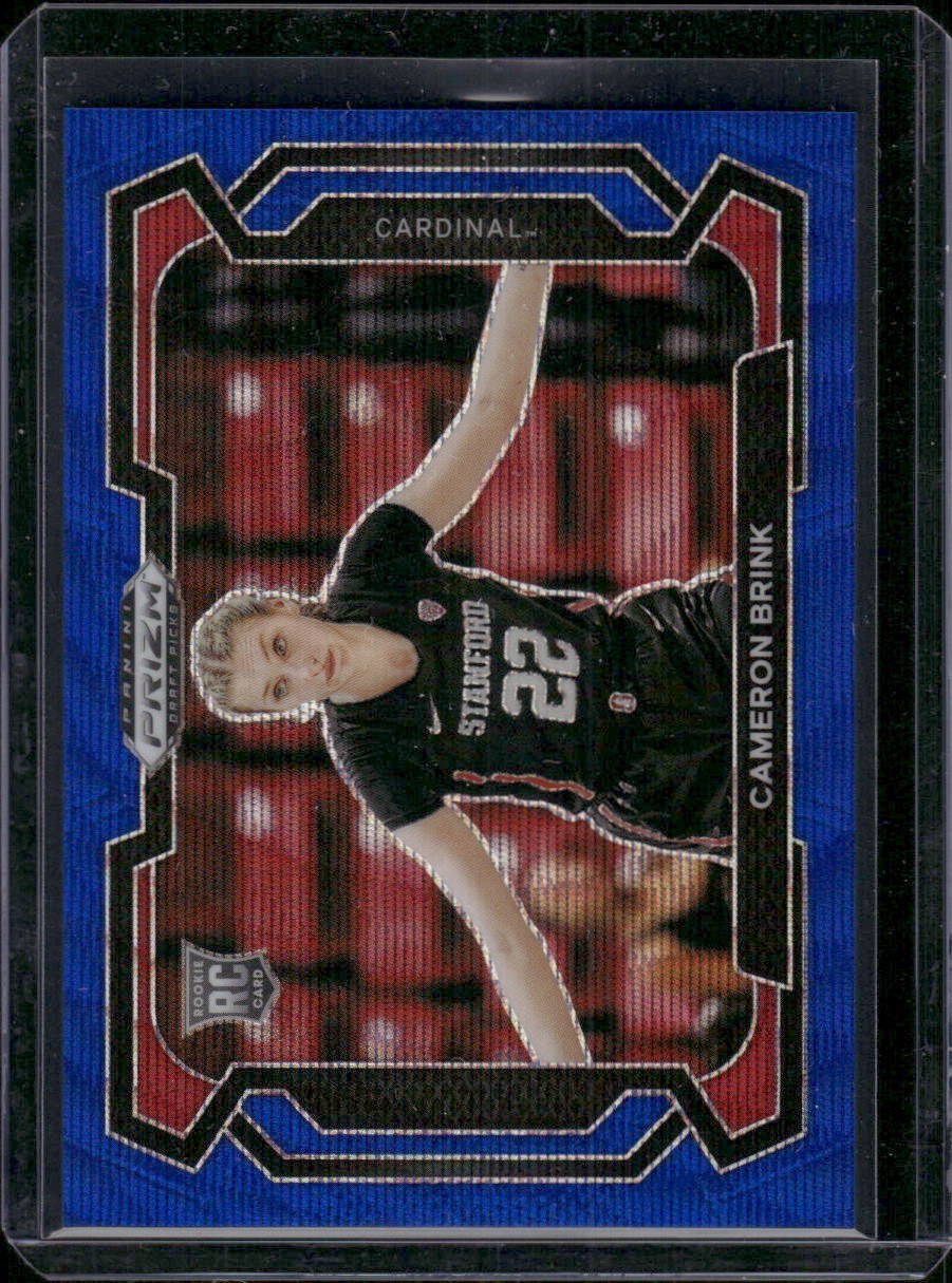 2024 Panini Prizm Draft Picks #89 Cameron Brink Prizms Blue Wave #/249