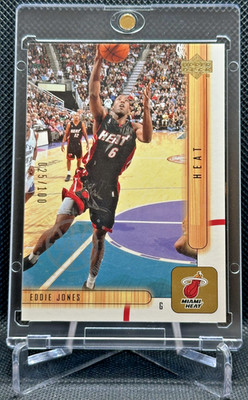 2001 Upper Deck 87 Eddies Jones UDX SP Serial #25 of /100 his 1st Jersey #! RARE
