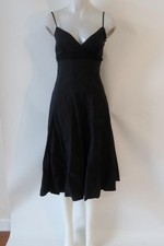 Womens Elie Tahari Black Midi Dress 4