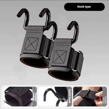 Weight Lifting Hook Grips with Wrist Wraps Hand-Bar Wrist Strap Gym Fitness Hook