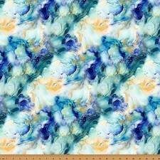 Flourish By Hoffman Fabrics - Ocean Floral Wave X5628-73