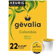 Gevalia Colombia Medium Roast KCup Coffee Pods, 22 ct Box