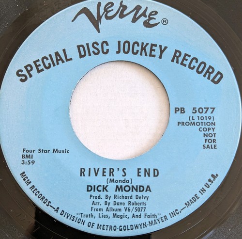 Promo Dick Monda Rivers End & The Bible Salesman Verve PB 5077 1969 Vinyl Single - Bild 10 von 11