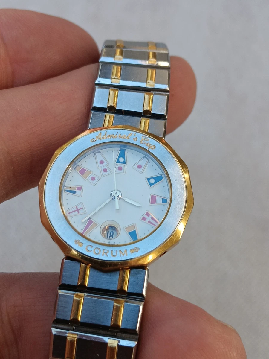 Preços baixos em Relógios de pulso de pulseira de ouro Corum