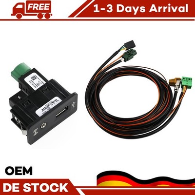 For VW Golf 7 GTR MIB2 Radio CarPlay MDI USB AUX AMI Switch Plug Set 5G0035222E