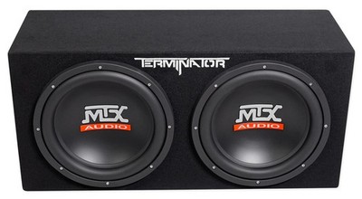 MTX Terminator TNE212DV 1000 Watt RMS Dual 12” Subwoofers Subs +