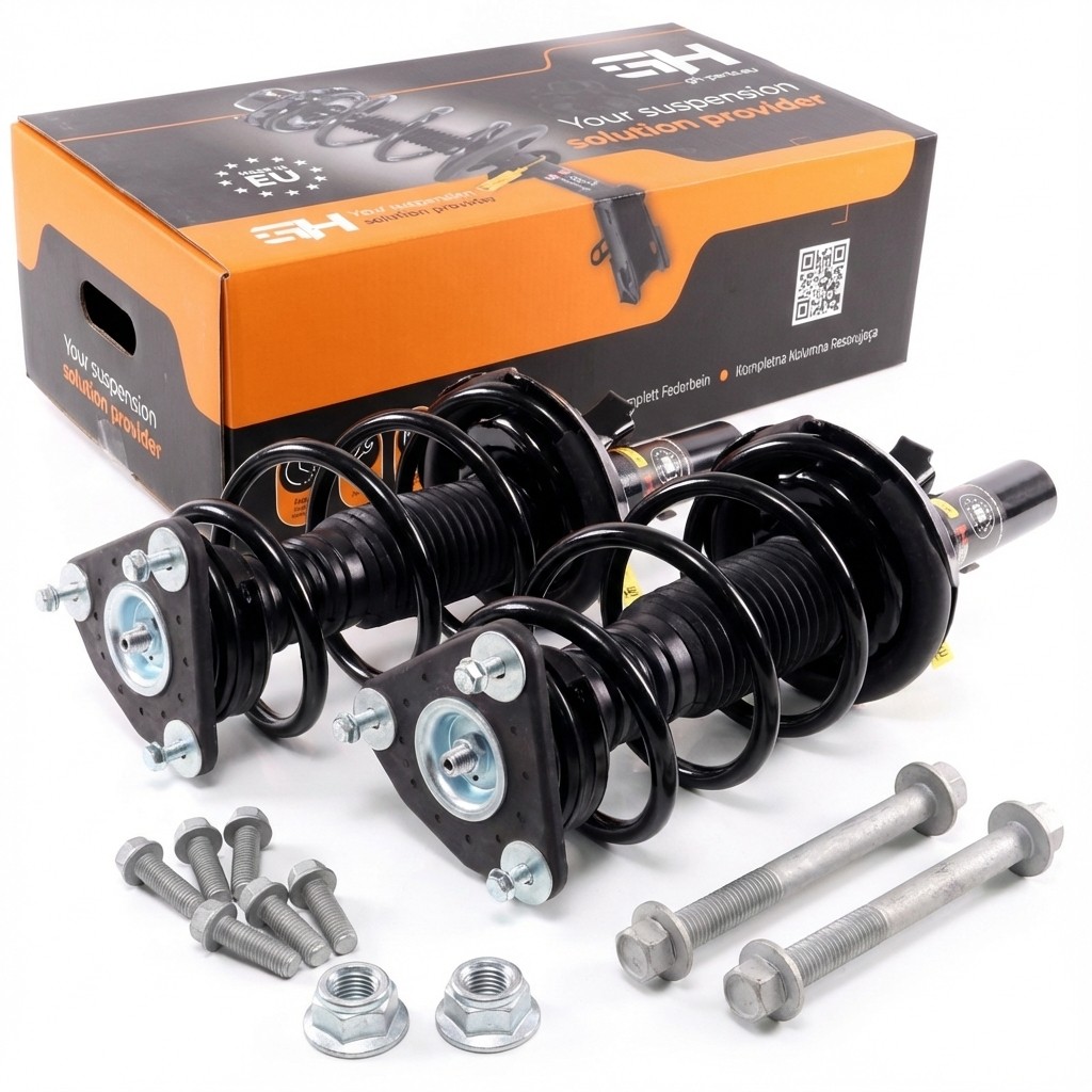 2x Complete Struts Assembly Front for Volvo V40 II 2012- D3, D4 Manual