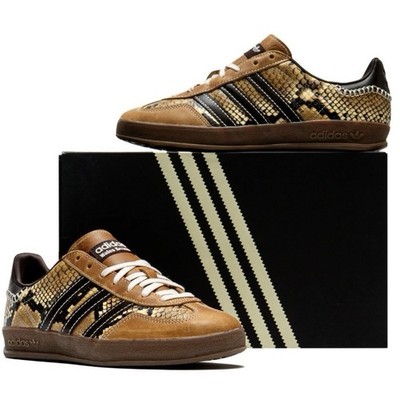 adidas Gazelle Indoor Wales Bonner Snakeskin Brown Men's US Sizes