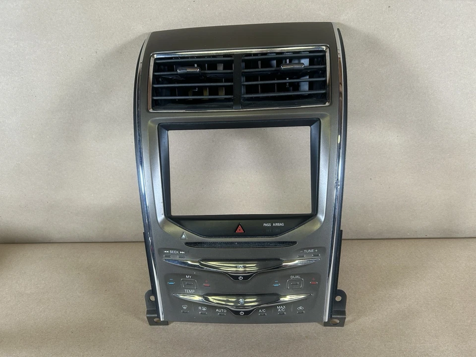 Lincoln MKX 2011-2015 radio temperatura aire acondicionado panel de control de clima bisel ventilaciones OEM Foto 2 de 4