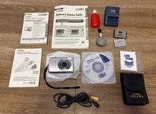 Canon PowerShot SD870 IS Digital ELPH 8.0MP Digital Camera Bundle TESTED - NICE 