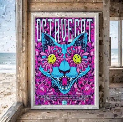 Octave Cat Psychedelic Spring 2026 Tour Poster