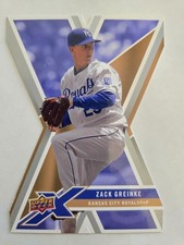 2008 Upper Deck X Baseball DIE-CUT 49 Zack Greinke, Kansas City Royals