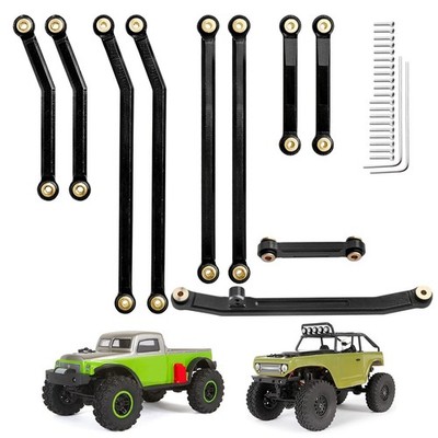 High Clearance Links Set Steering Rod Tie Upgrades for Axial SCX24 Deadbolt A...