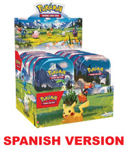 Pokemon TCG ESPAÑOL Héroes Ascendidos Mini Caja de Exhibición de Lata 20 Paquetes