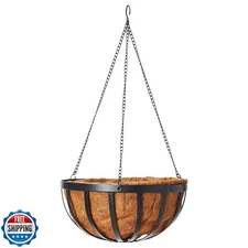 Arcadia Garden Products CB42 12" Solstice Round Hanging Basket, B