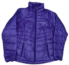Columbia Omni-Heat Full Zip Insulated Puffer Jacket 650TD Turbodown Women  s S