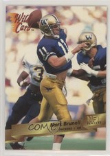 1993 Wild Card Mark Brunell #135 Rookie RC 2k3. rookie card picture