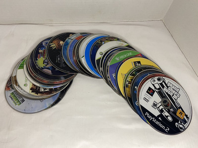 Video game lot discs only Ps2, Ps3, Ps4, Xbox 360, Xbox one, Wii - Untested 