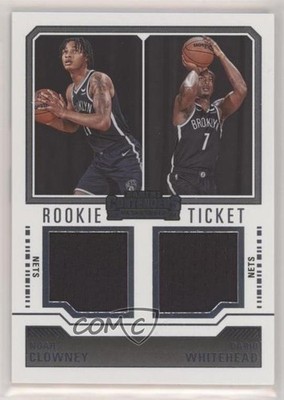 2023 Contenders Rookie Ticket Dual Swatches Noah Clowney Dariq Whitehead RC 0n2g