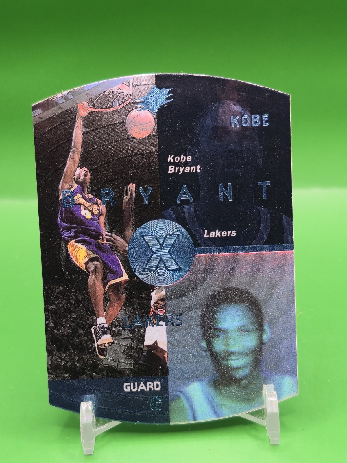 1997-98 Upper Deck SPx - Kobe Bryant #21 Sky Blue Insert Rare Nba Lakers HOF