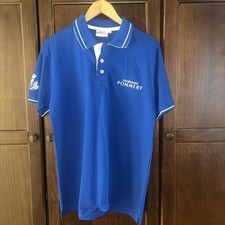 Polo Oficial Champagne Pommery Bordado - Para Hombre Talla Mediana Azul Nuevo