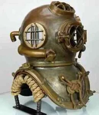18" Diving Divers Helmet U.S Navy Mark V Deep Sea Antique Scuba Vintage Gift