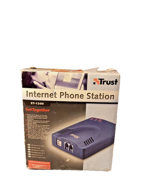 TRUST 14485 Internet Telefonstation ST-1200 Voice-over-IP Station Originalverpackt
