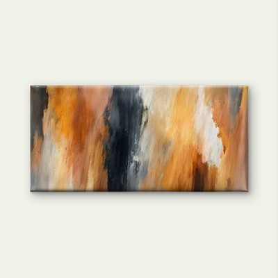 Modern Abstract Textured Stroke Unframed Canvas Painting for Living