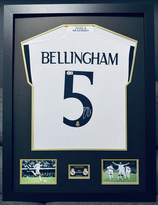 Jude Bellingham signiertes Real Madrid Trikot / FIFA / Frame / Beckett