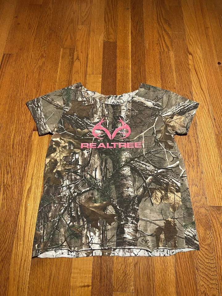 Camisa Realtree AP Camuflada L SS Árbol Camuflaje Naranja Logo Caza T32 Foto 4 de 4