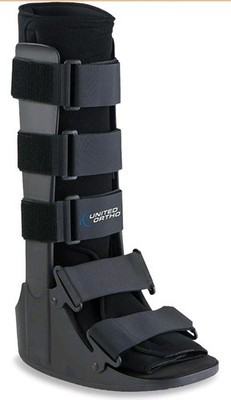 United Ortho Cam Walker Broken/Fracture Foot Walking Boot, Small, Black