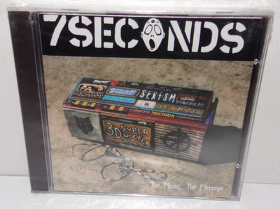 The Music, The Message by 7 Seconds (95 Sony Music Dist USA) Brand New Sealed CD