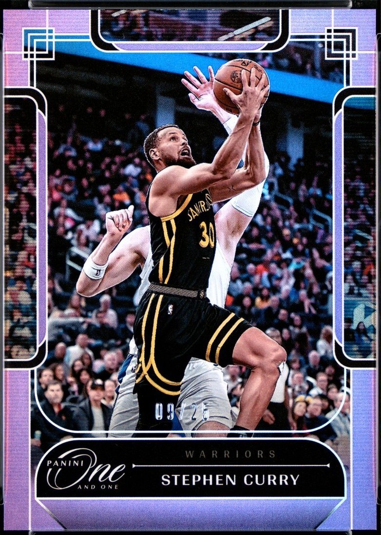 2023-24 Panini One and One - Stephen Curry #18 Purple /25 for sale ...