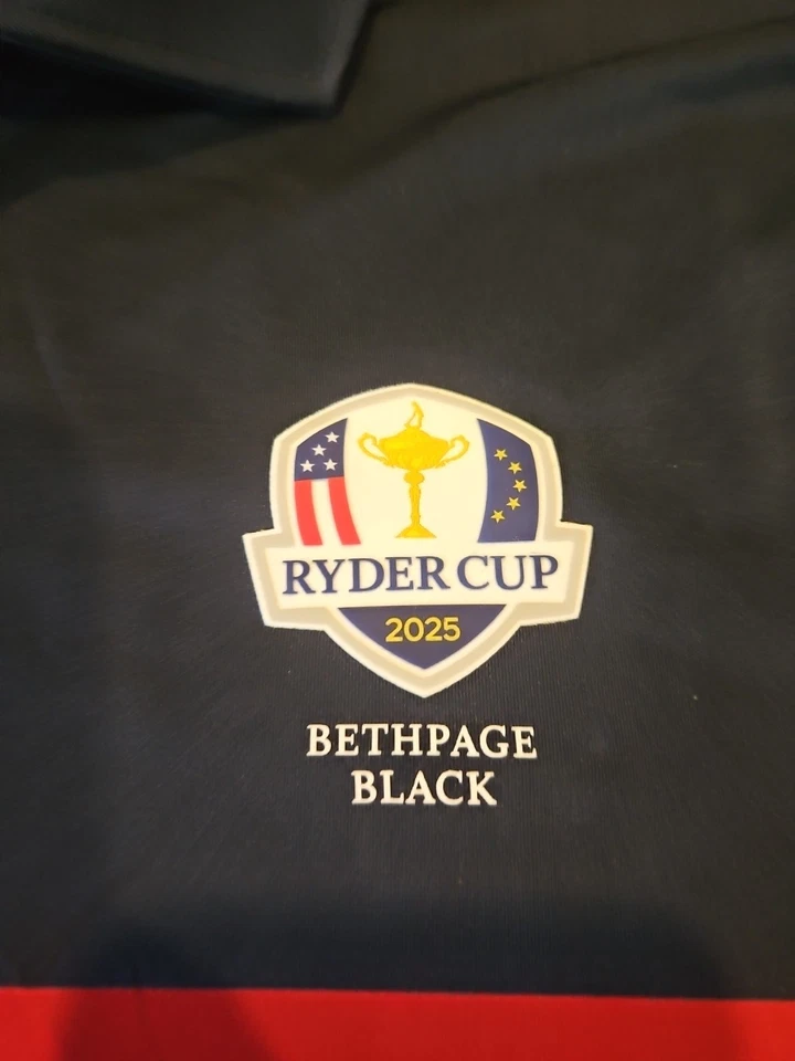 Camisa polo masculina média 2025 Ryder Cup Ralph Lauren exclusiva voluntária nova na caixa - Imagem 4 de 4