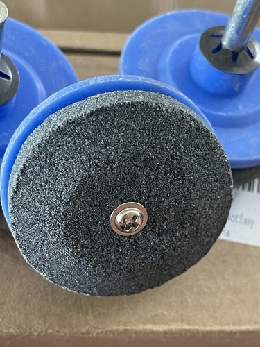 Lawnmower Dull Blade Sharpener, 3pcs Mower Sharpening Stone Wheel Kit - 第 6/9 張圖片