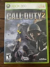 XBOX 360 CALL OF DUTY 2 w/ case (Used) WORKS GREAT