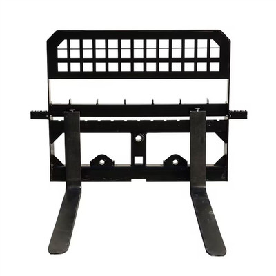 Skid Steer Pallet Fork Attachment Quick Attach 4000 LB 48'' Bobcat Compatible