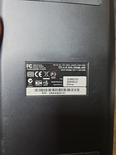 Iomega GDHDU2  External Hard Drive USB With PSU - Picture 3 of 12