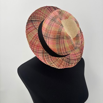 Colombian Fedora Panama Canotier 100% Iraca Palm Straw Size 6 Breathable
