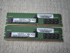Samsung 32GB 2 x 16GB PC4-25600 DDR4-3200 ECC RDIMM Memory M393A2K43DB3-CWEBY 