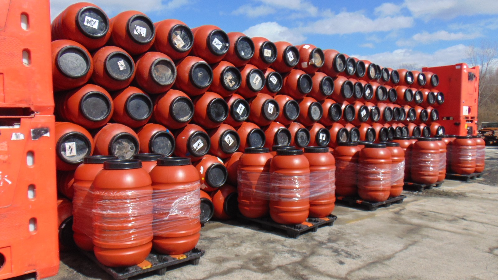 58 Gallon Olive Barrels w/ Lids - Food Grade, Storage, Drum, Containers 