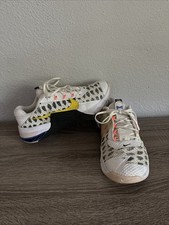 WOMEN S SIZE 8 - NIKE Metcon 7 Polka White Black Print,Yellow Strike, 2022