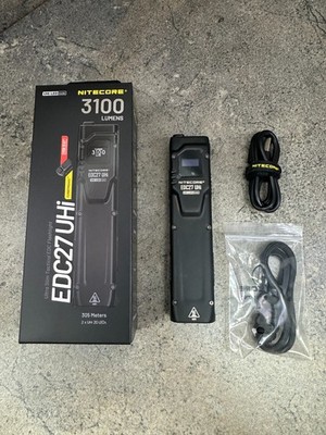 Nitecore EDC27 UHI Rechargeable Ultra Slim EDC Flashlight - USB-C 3100 Lumens