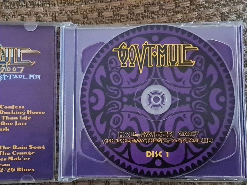 Government Mule Live CD Holy Haunted House Halloween 10/31/07 2 CD  20 Tracks  - Image 3 of 4